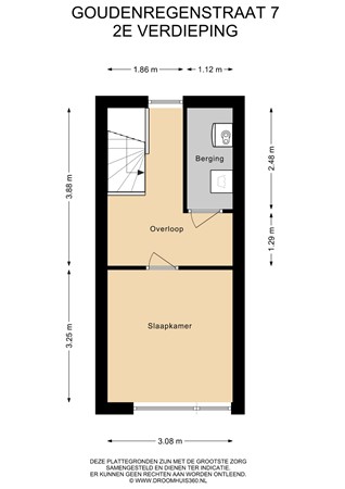 Floorplan - Goudenregenstraat 7, 1431 RR Aalsmeer